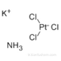Platin (1 -), amminetrikloro-, potasyum, (57186359, SP-4-2) - (9CI) CAS 13820-91-2